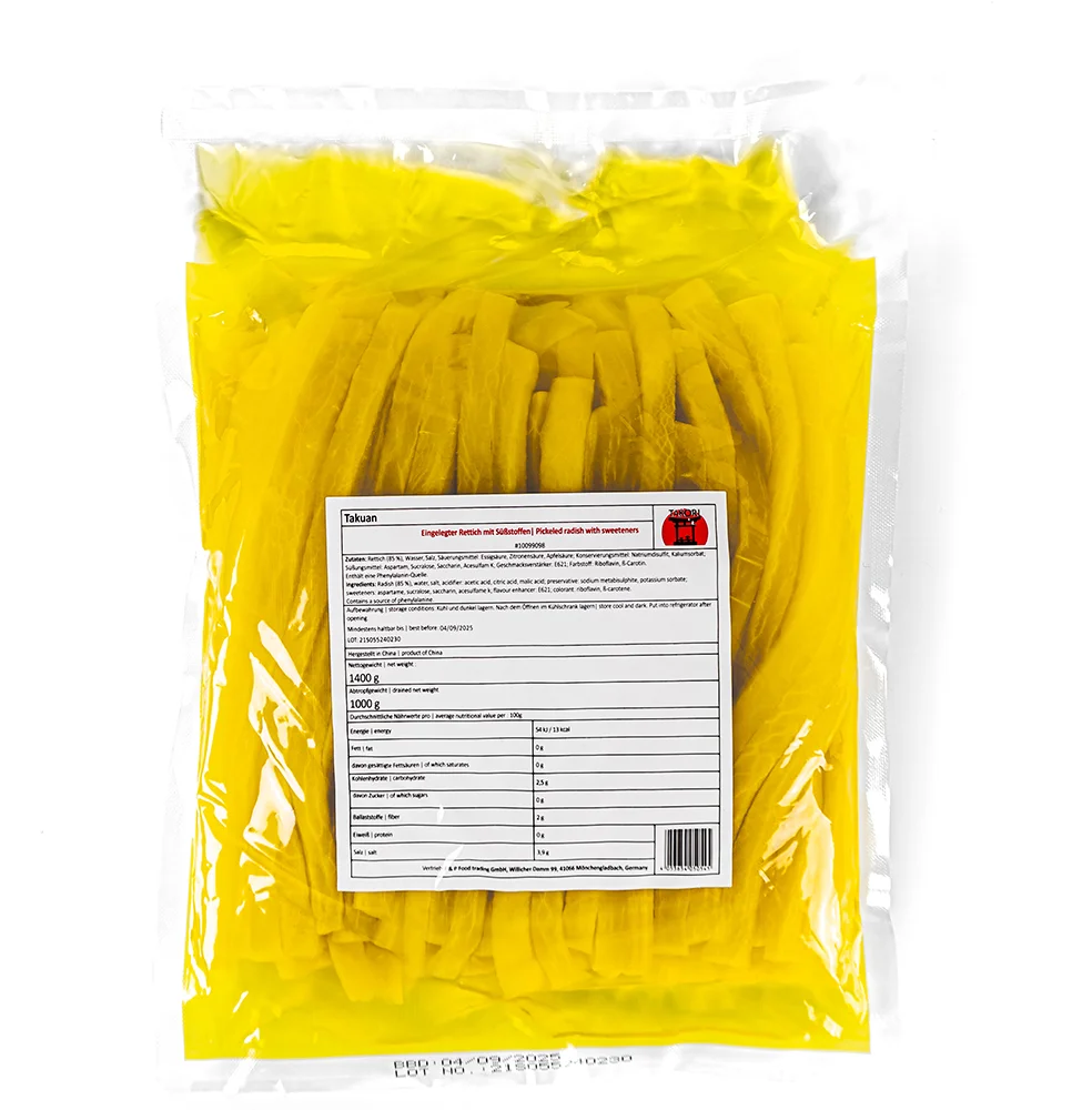 Takori - Oshinko (Rettichstreifen), 1 x 1 kg Pack