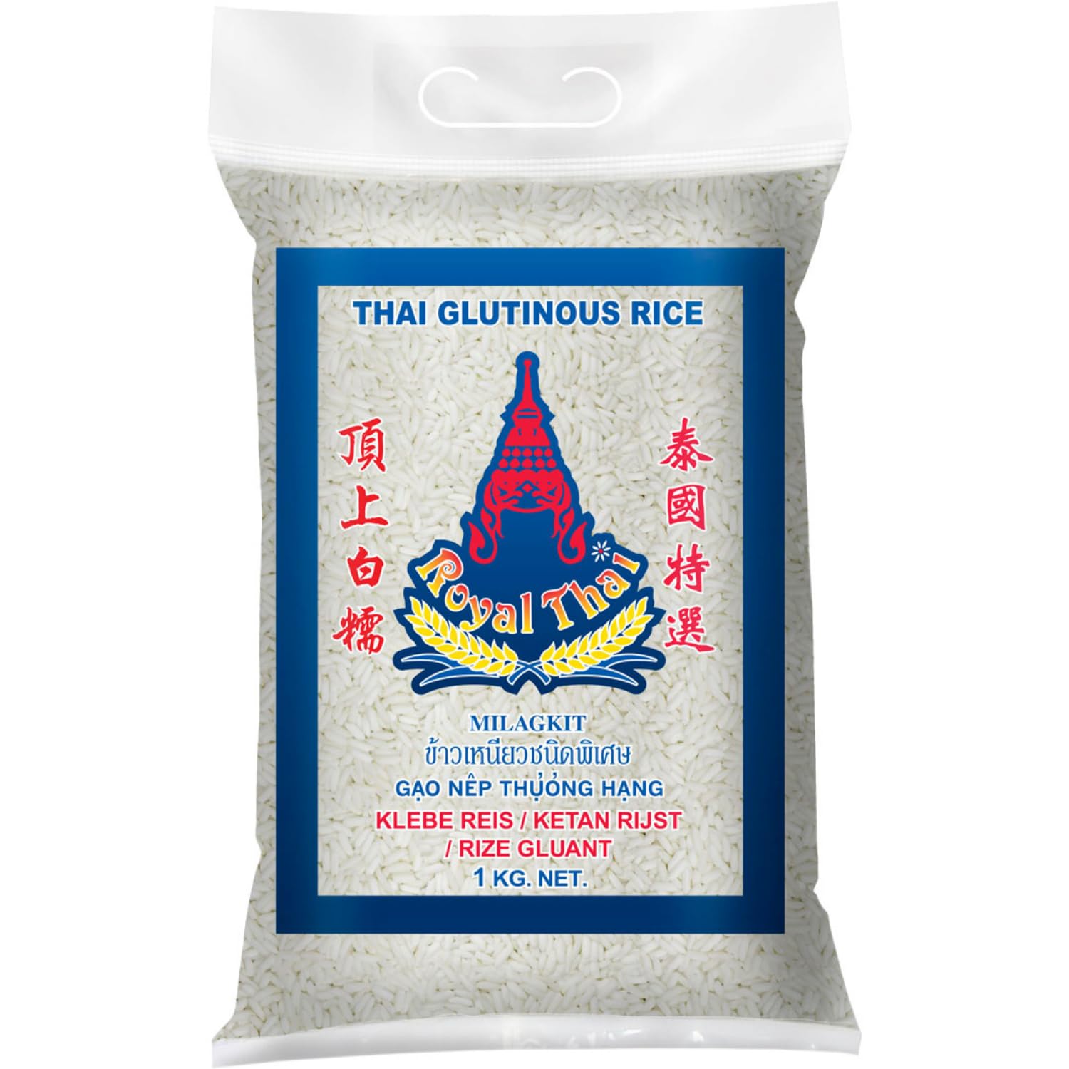 Royal Thai - Glutinous Reis, 1 x 1 kg Sack