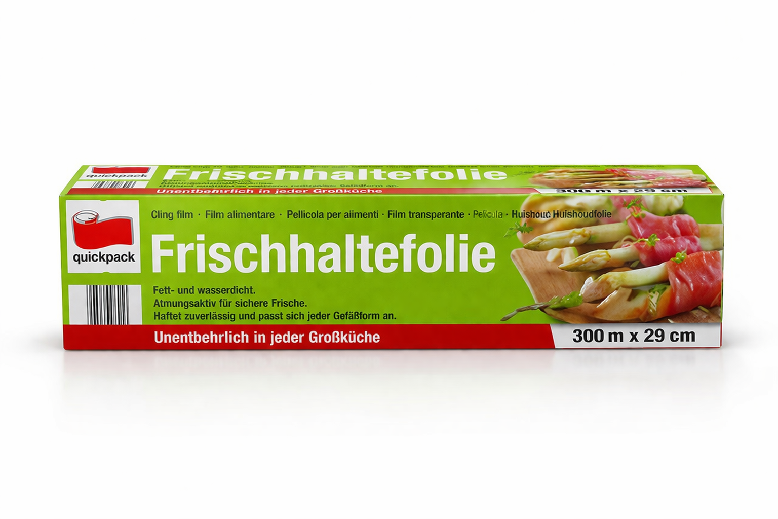 Frischhaltefolie, Transparent, 44 cm, 1 Box à 300 Meter