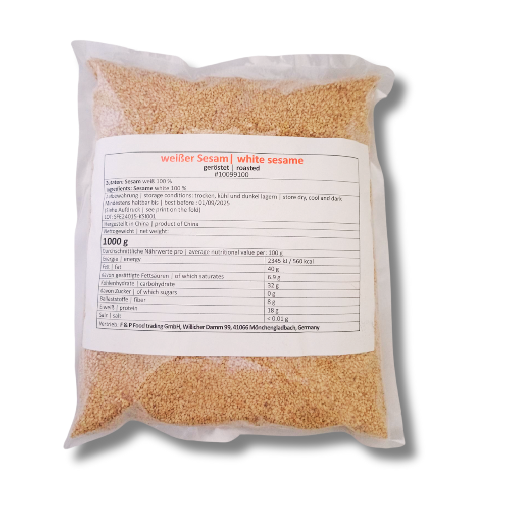 Takori - Sesam geröstet, Weiß, 1 x 1 kg Beutel