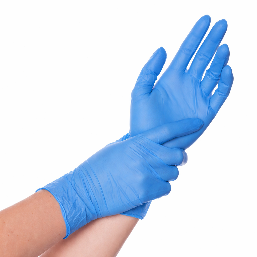 Nitril-Hygienehandschuhe, Farbe: blau, Größe: L, 1 Karton à 10 x 100 Stück