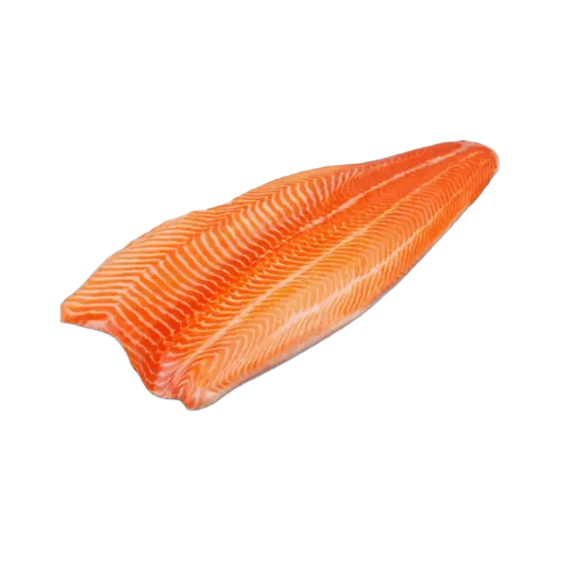 SushiFreunde - Lachsfilet, Trim E, 1 Karton à 10 x 1 kg Scheiben (TK)