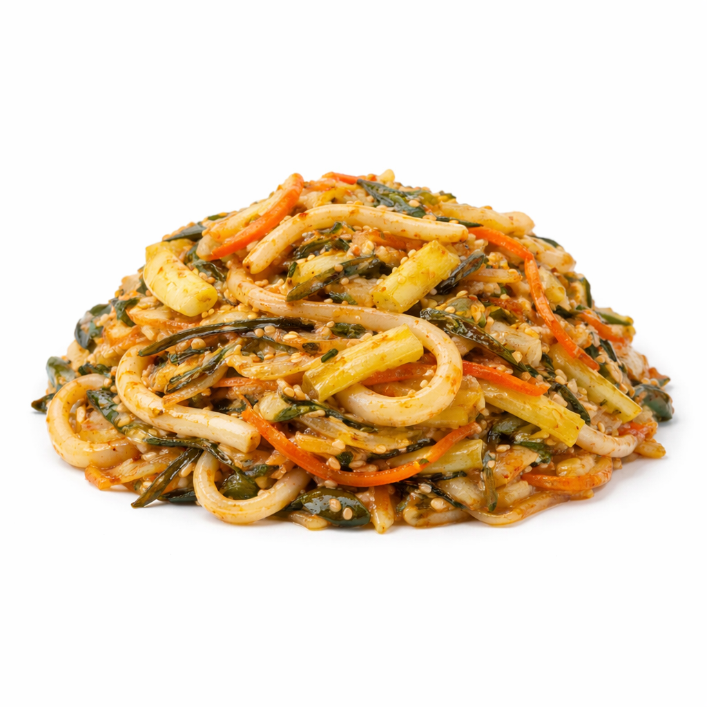 Takori - Chuka Ika Sansai Tintenfischsalat, 1 Karton à 10 x 1 kg Packung (TK)