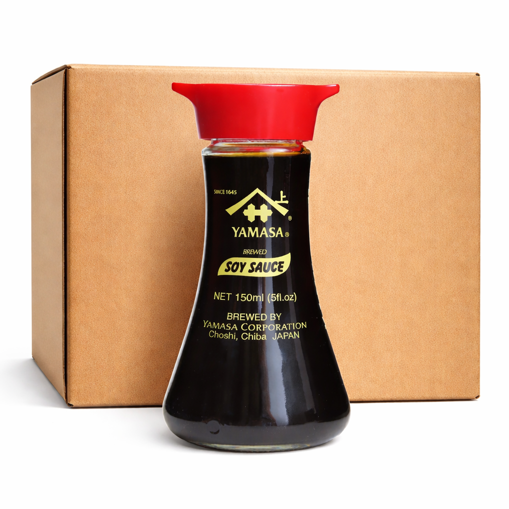 Yamasa - Soja Sauce dunkel, Tischflasche, 1 Karton à 12 x 150 ml Flasche