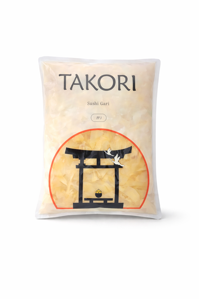 Takori - Ingwer Gari, Weiß, 1 x 1 kg Pack
