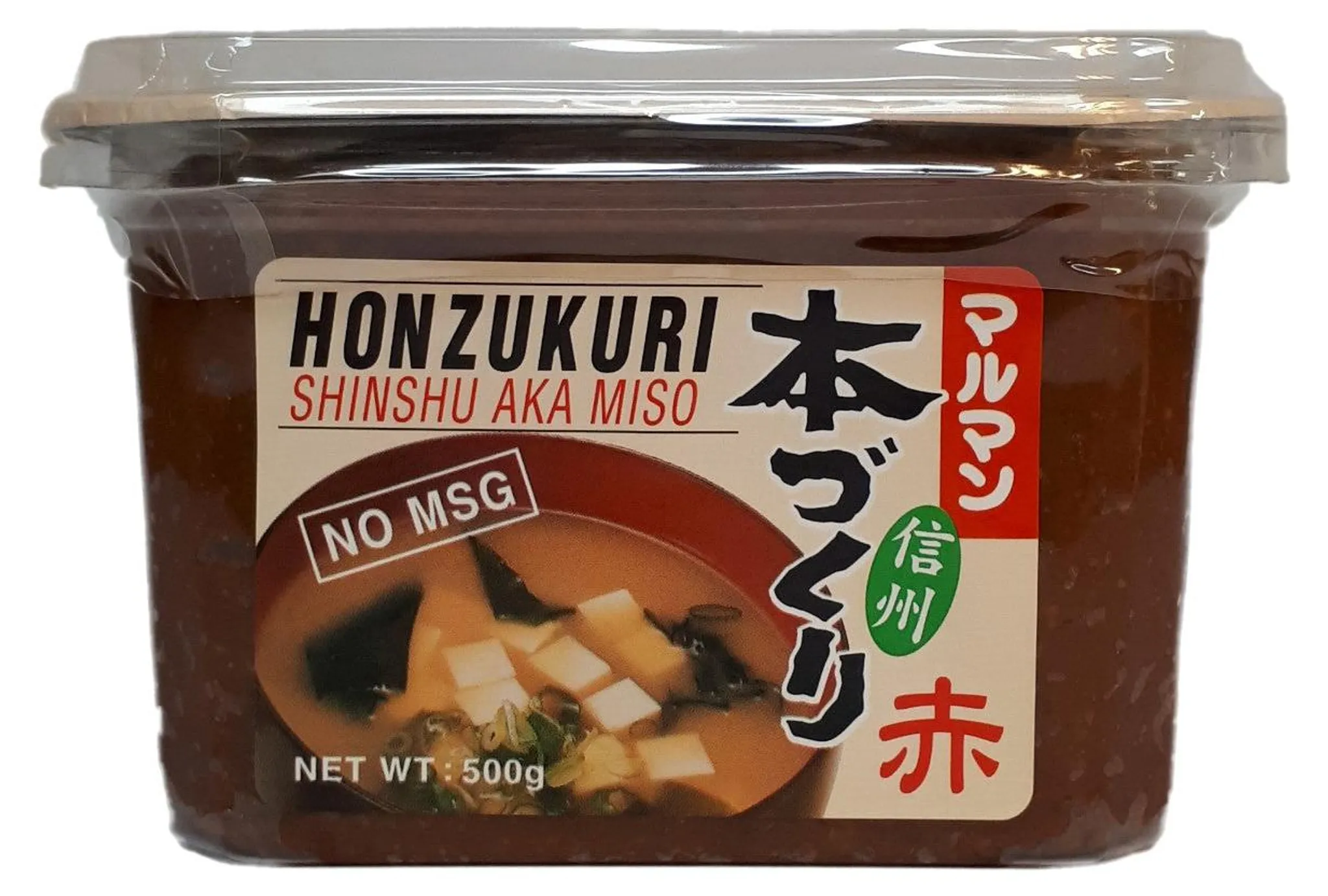 Honzukuri - Miso Dunkel, Sojabohnenpaste, 1 x 500 g Pack