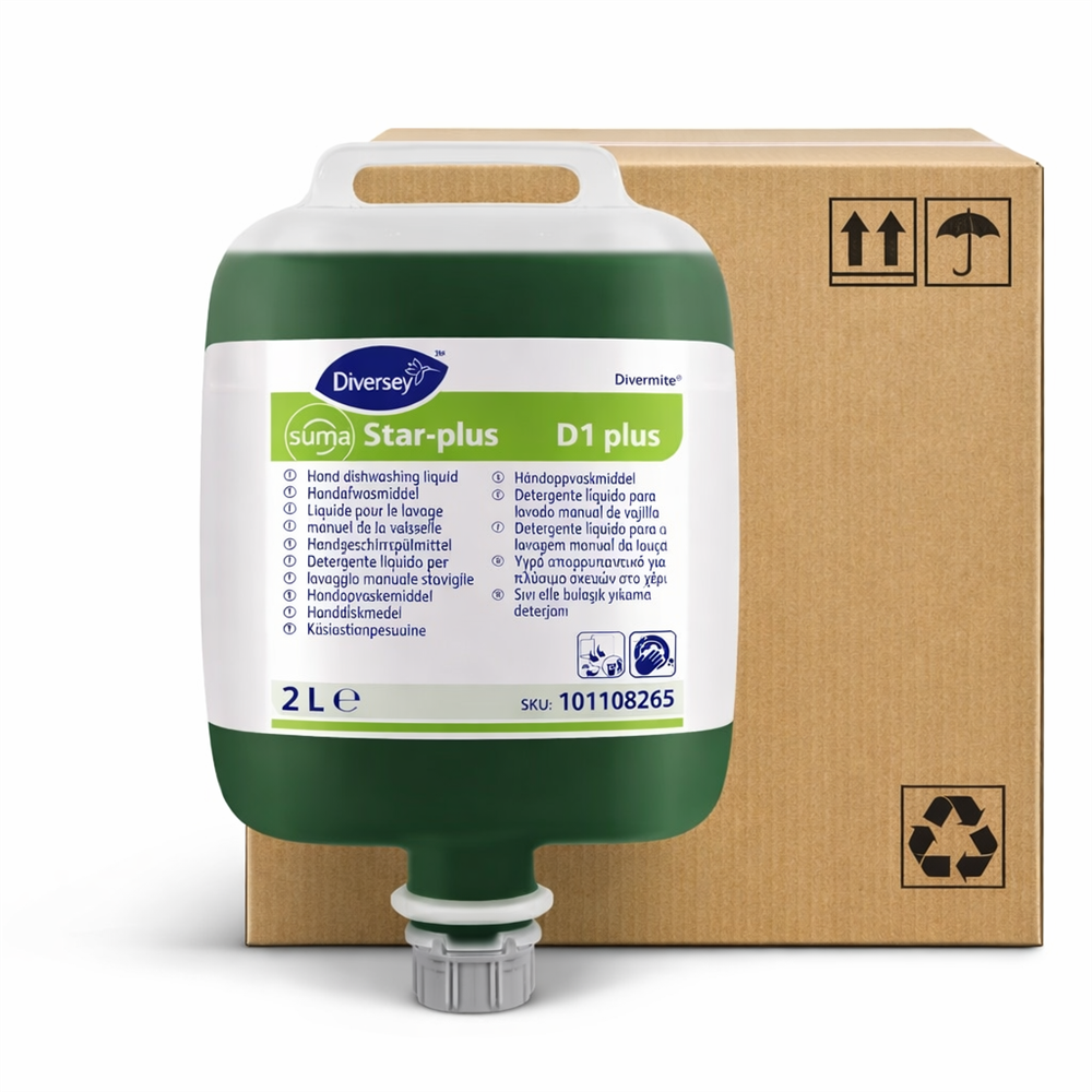 Diversey - Suma Star-plus D1 plus, 1 Karton à 3 x 2 Liter