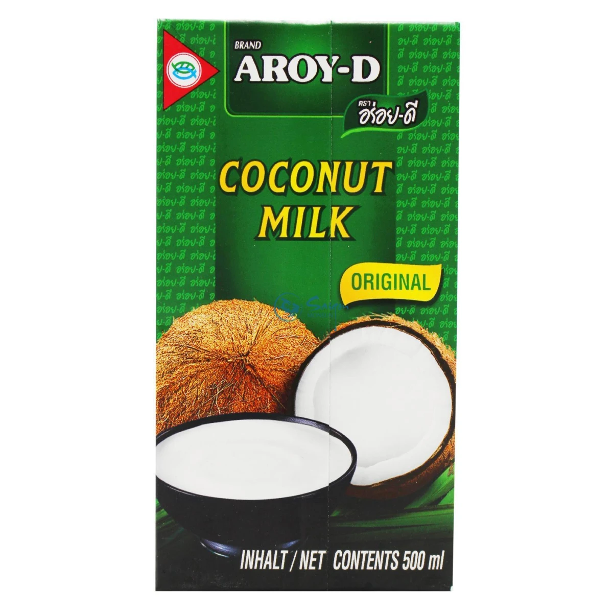 Aroy D - Kokosmilch , 1 Karton á 24 x 0,5 Liter