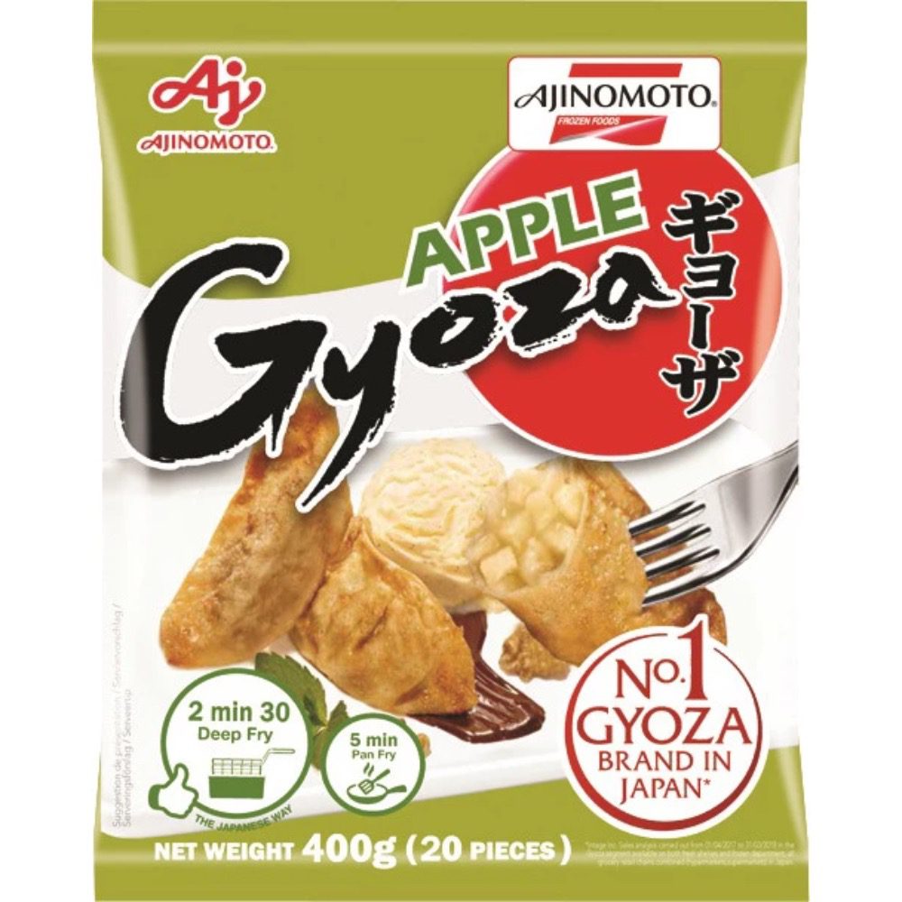 Ajinomoto - Gyoza Apfel, Premium, 1 x 400 g Packung (TK)